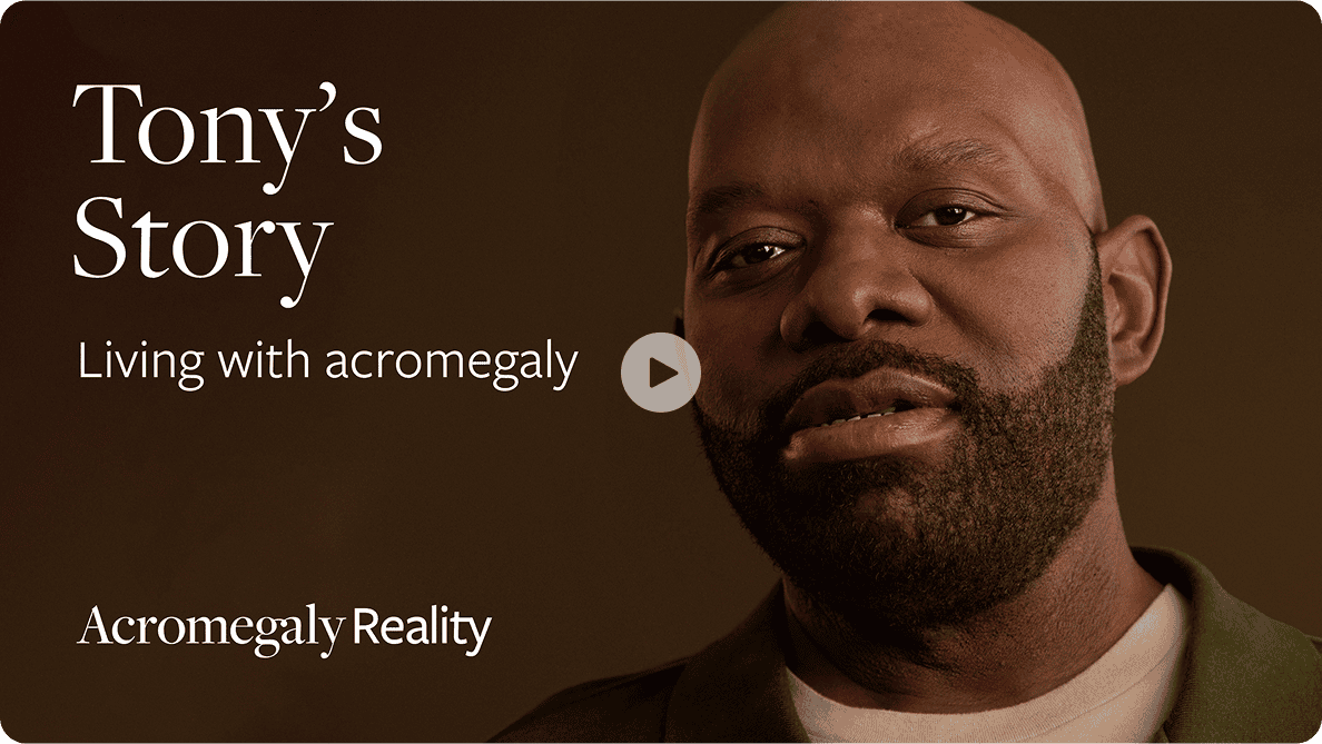 Ellen, living with acromegaly.
